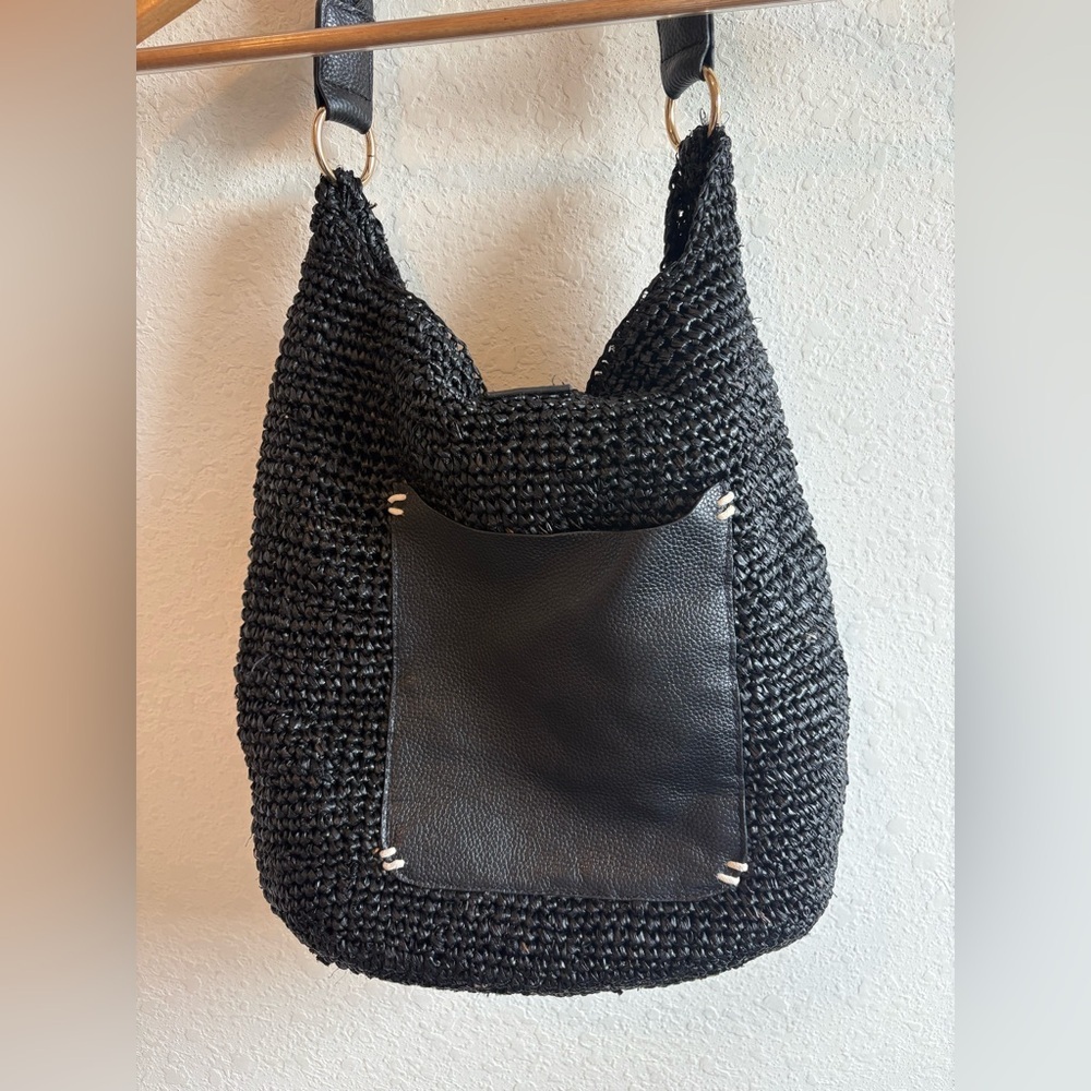 Laggo Raffia bag with braided shoulder strap - Picture 4 of 7
